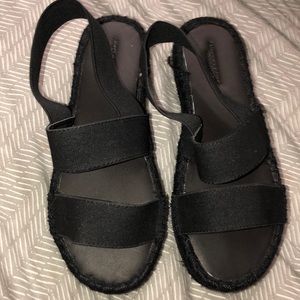 American Eagle platform espadrille sandals